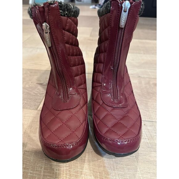 KHOMBU WOMENS RED BOOTS NEW MEGAN SIZE 9 - Picture 6 of 10